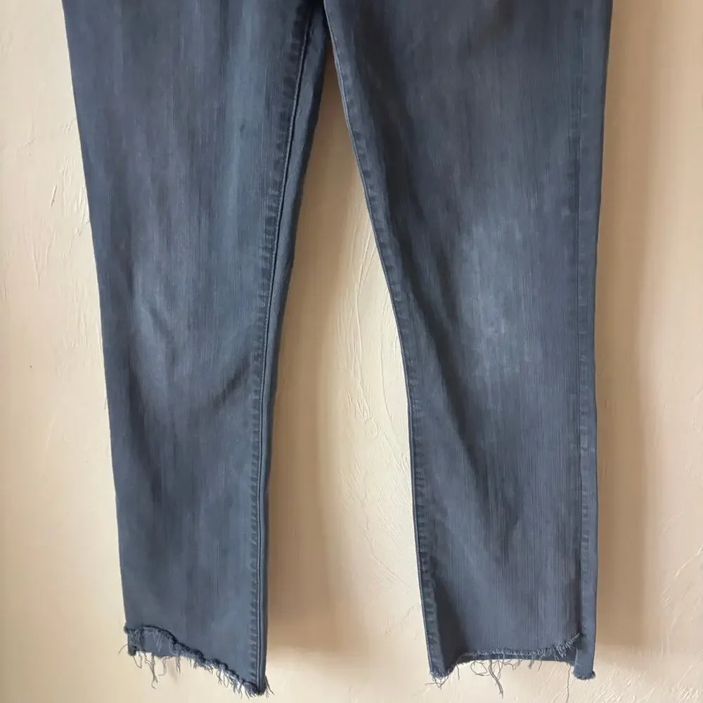 Mother The Insider‎ Crop Step Fray Dancing in the Moonlight Size 27 Black